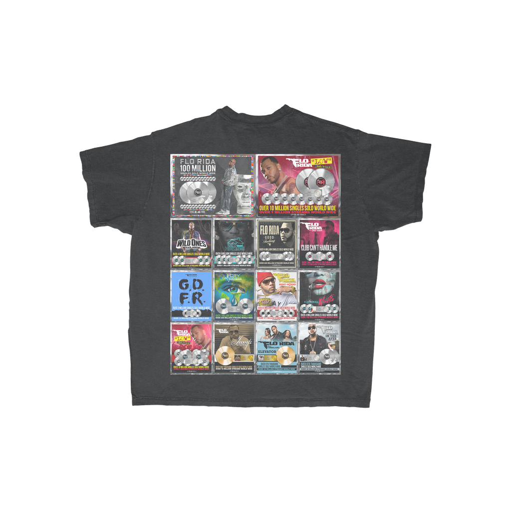 FLO RIDA AUTOGRAPHED PRINT TEE