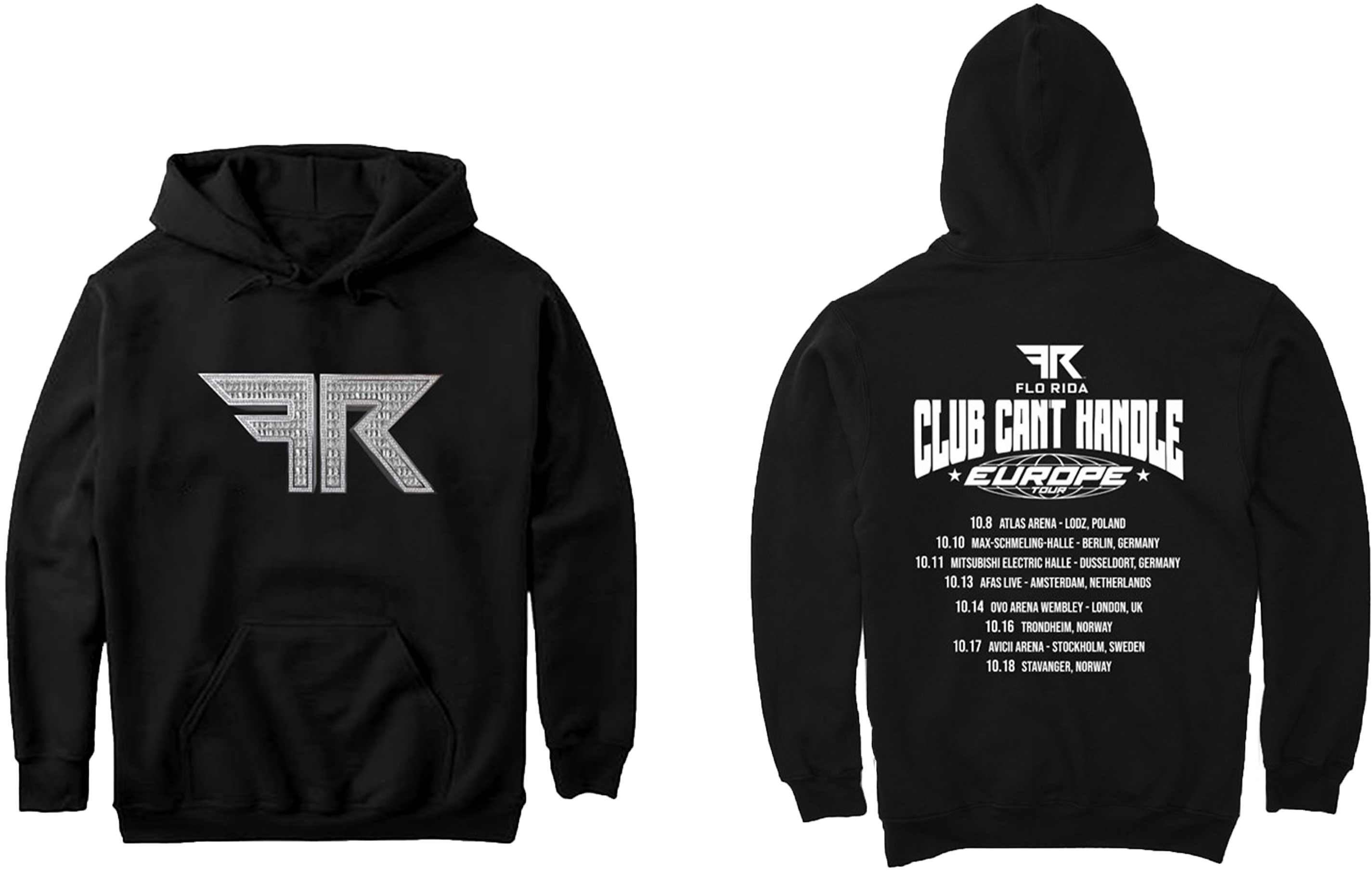 OFFICIAL 2025 CLUB CAN'T HANDLE EUROPE HOODED SWEATSHIRT